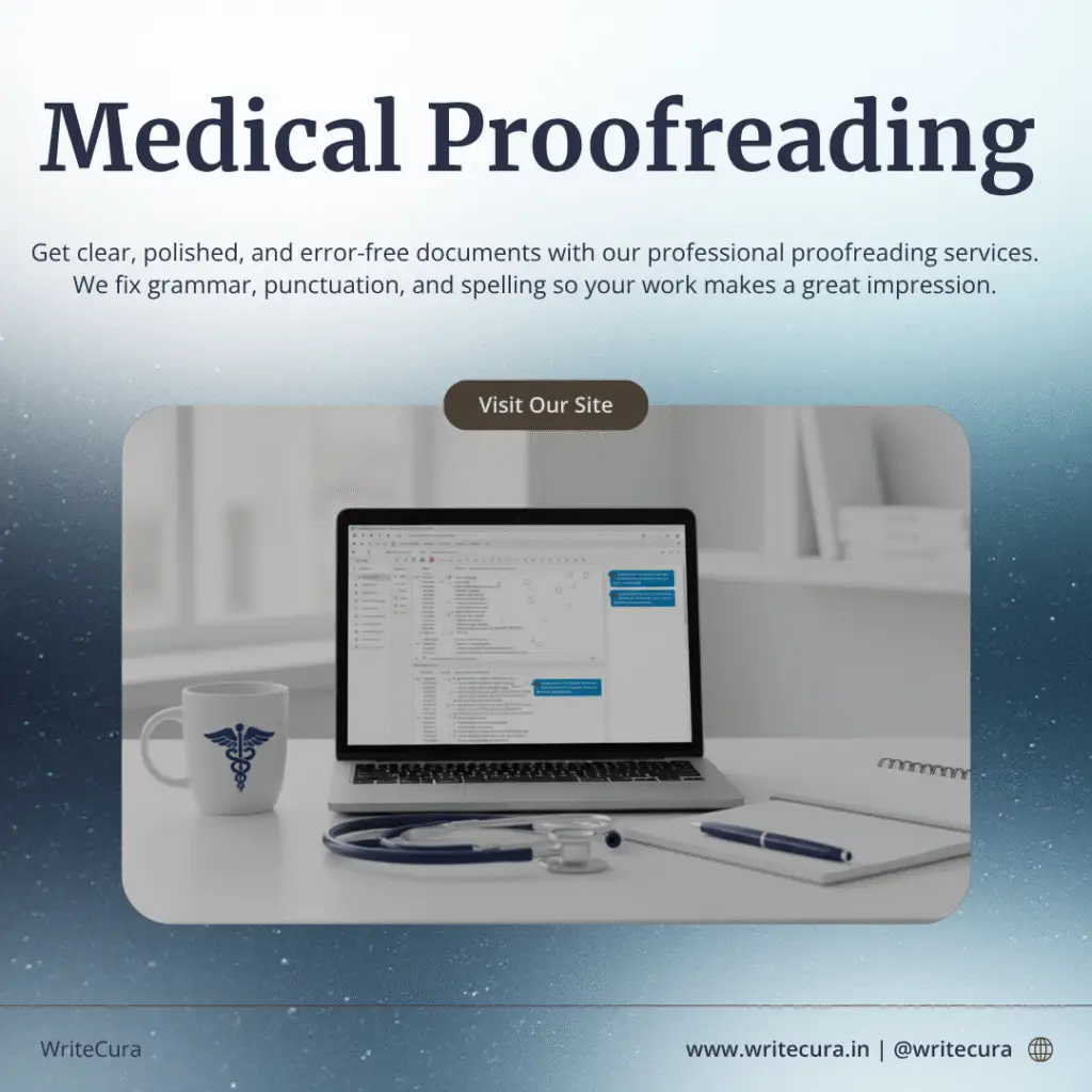 Medical Proofreading WRITECURA