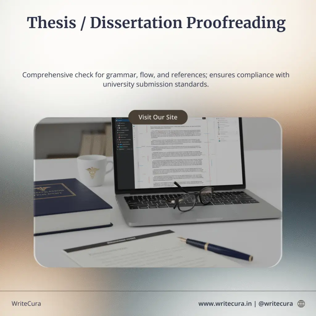 THESIS DISSERTATION PROOFREADING